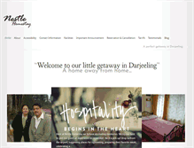 Tablet Screenshot of nestlehomestay.com